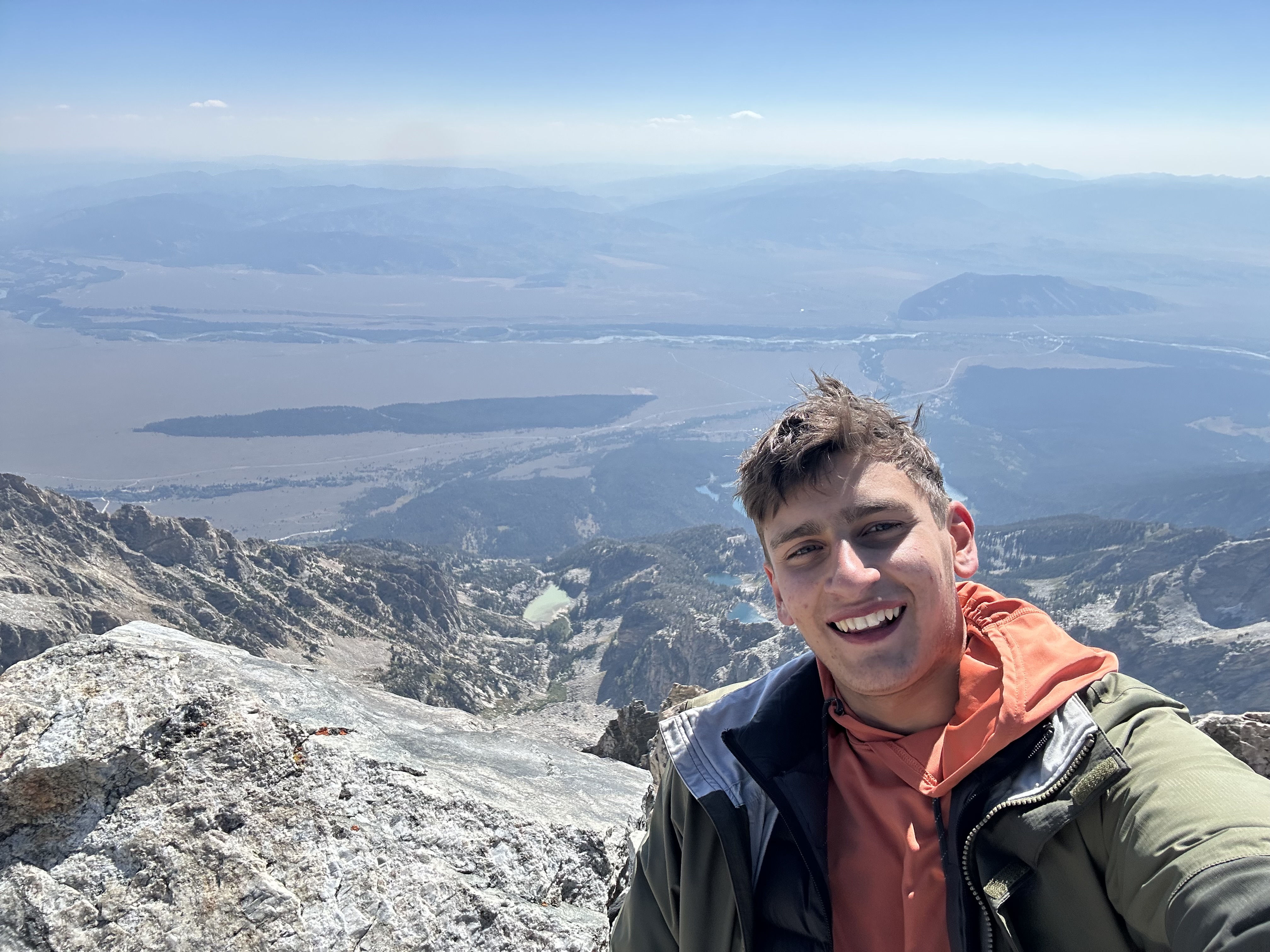 Ben at the summit of the Grand Teton